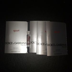 Dolce & Gabanna Sport Cologne  .06 oz. (Lot of 4)
